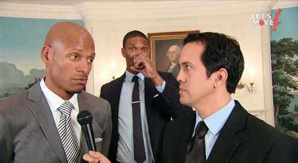 miami heat white house let's move